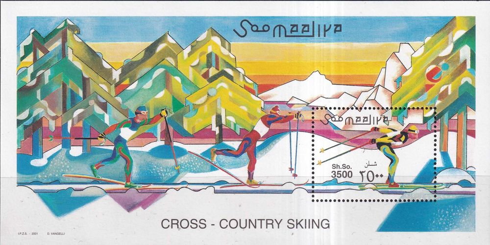 znaczki pocztowe czyste - Somalia 2001 cena 8,70 zł kat.15€