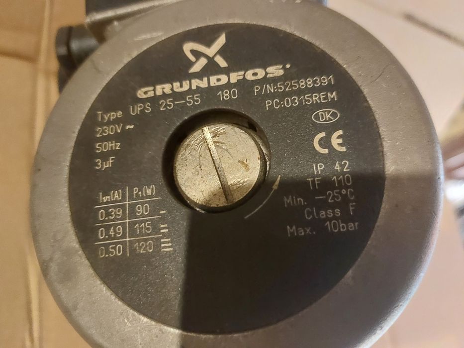 pompa grundfos ups 25-55 rozstaw 180 +gwarancja