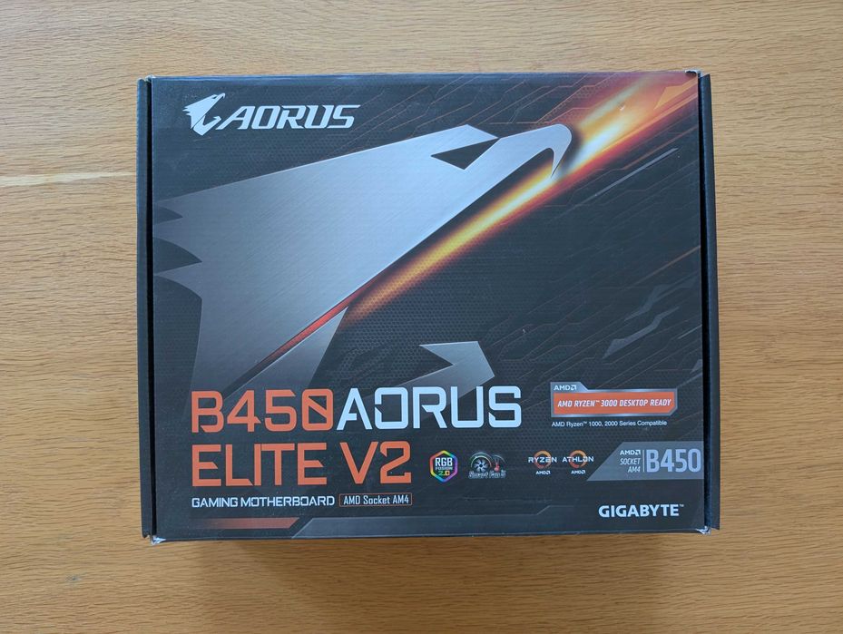 Płyta Główna B450 Aorus Elite V2 + Ryzen 5 1500X