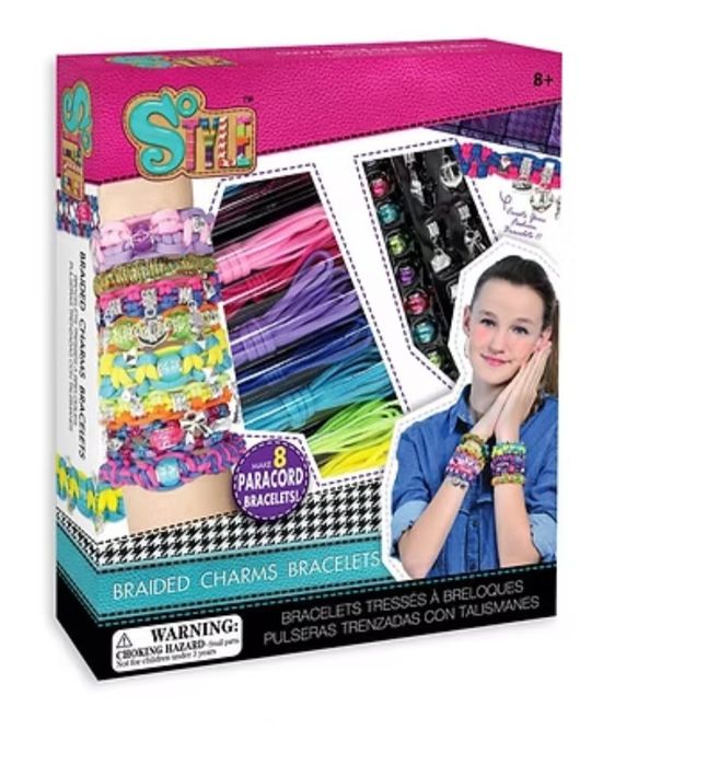 NOWY duży zestaw do robienia brabsoletek koraliki sznureczki  komplet