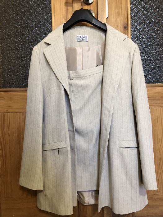 Garnitur damski Jose de Wolff 40 38 M L długa marynarka i spódnica