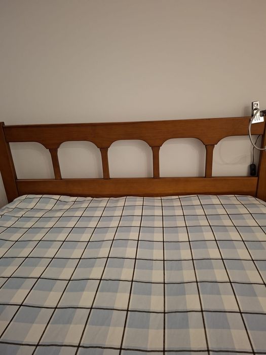 Mobilia completa quarto casal madeira cerejeira