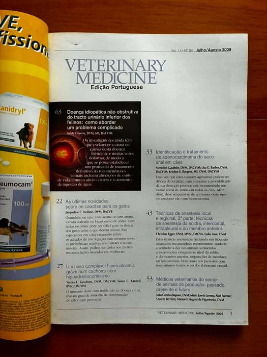 Revista Veterinary Medicine - Julho/Agosto 2009