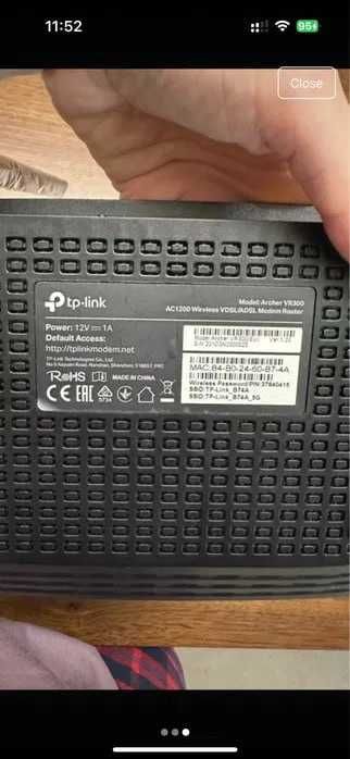 Modem Router VDSL/ADSL TP-Link Archer VR300 AC1200