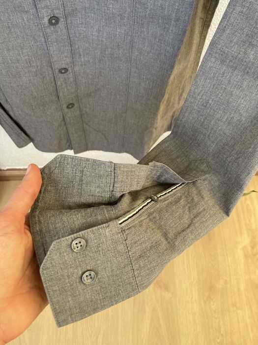 Camisa Cinzenta Business Casual