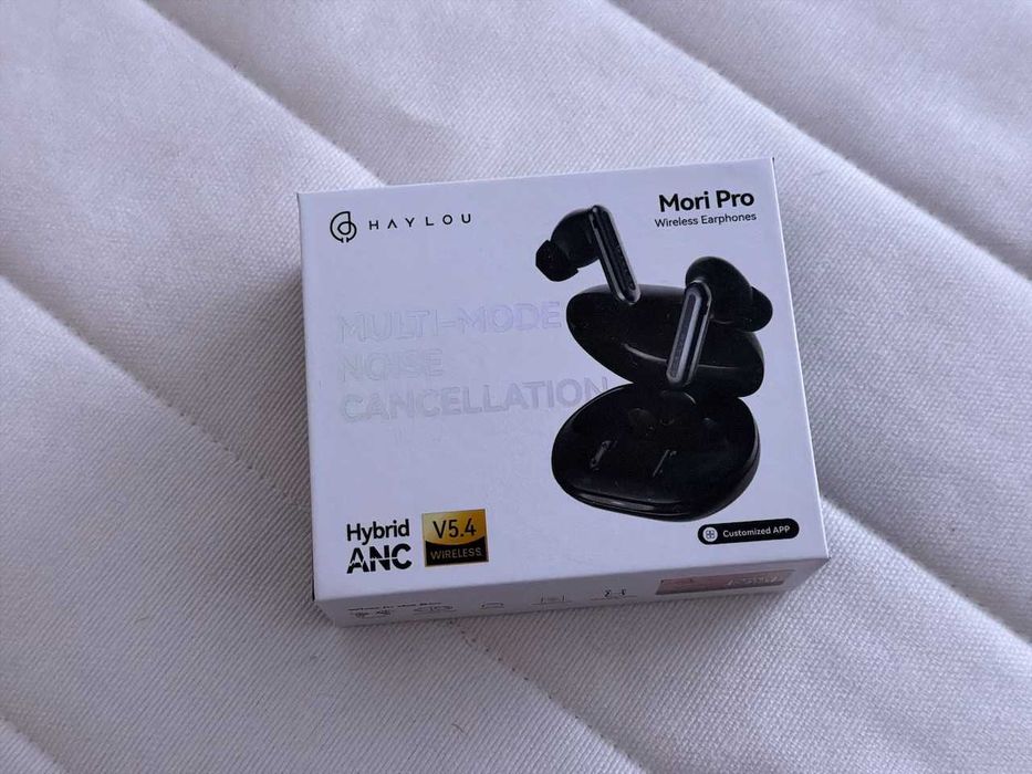 Auriculares HAYLOU Mori Pro com ANC na cor preta