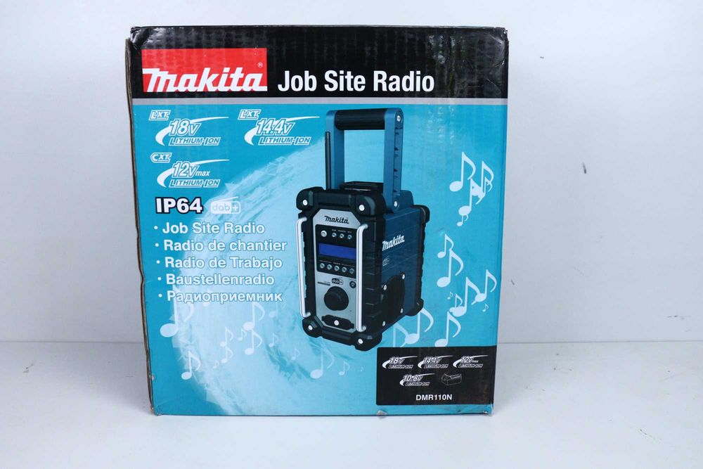 Radio budowlane Makita DMR110N DAB/DAB+/FM (Aku / Sieć)