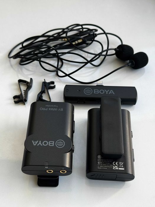 Мікрофон петличний Boya BY-WM4 Pro-K4, для iPhone/iPad (Lightning)