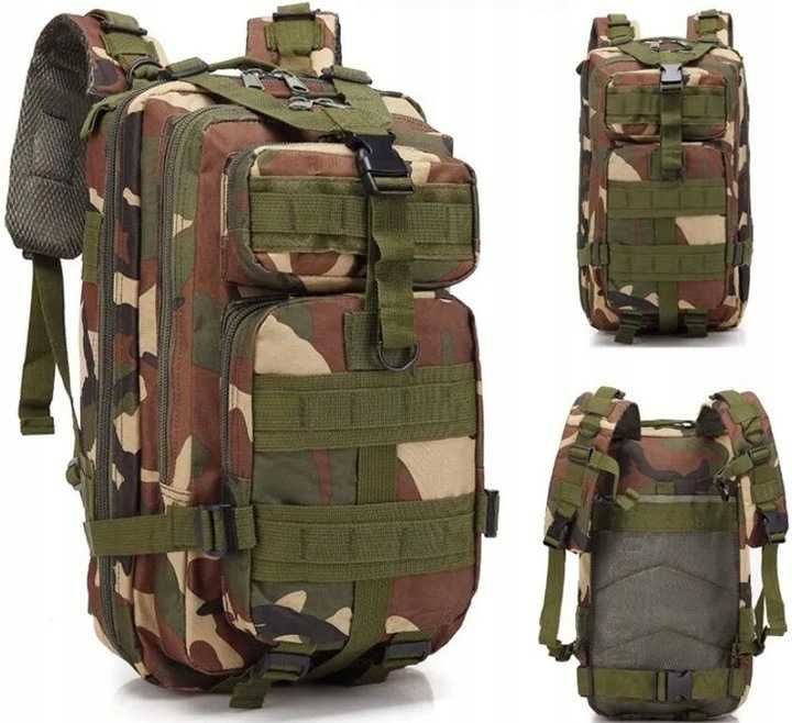 NOWY Plecak 28l ⇒ Wojsko Turystyczny Militarny Survival Taktyczny Camo