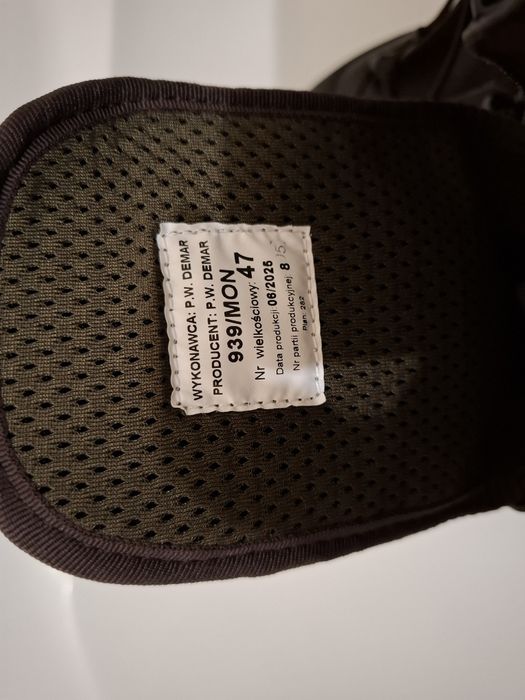 Buty wojskowe letnie brązowe Demar MON roz. 47.