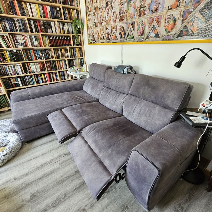 Sofá 3 lugares Chaise long