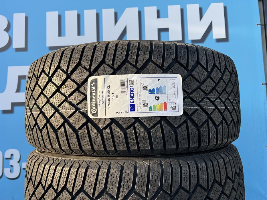 275/45r20 Continental Viking Contact 7 XL Conti silent шини зима нові
