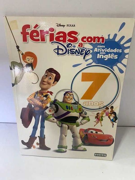 Livro de atividades crianças 7 anos - Férias com a Disney