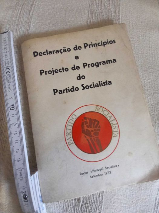 folheto do Partido Socialista em 1973