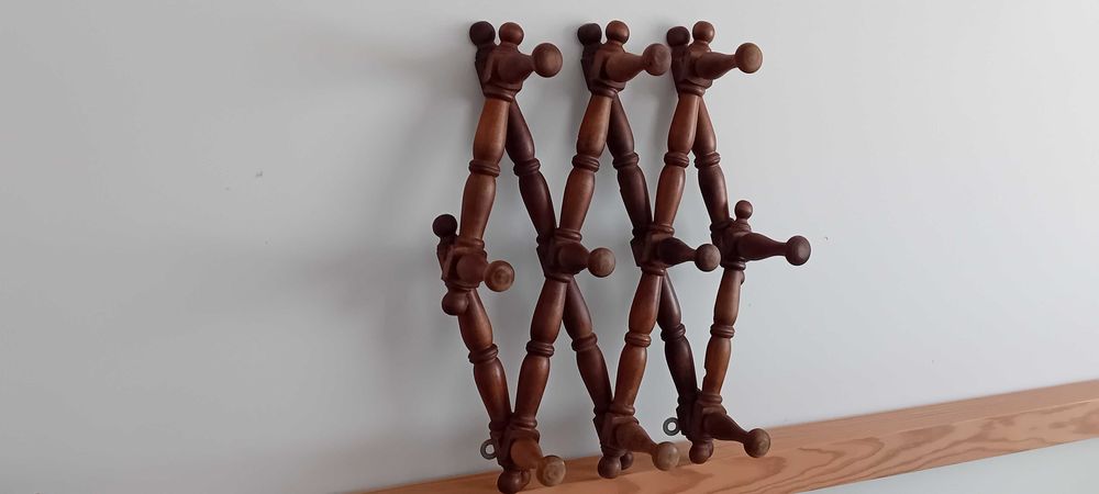 Cabide Vintage de Madeira Articulado