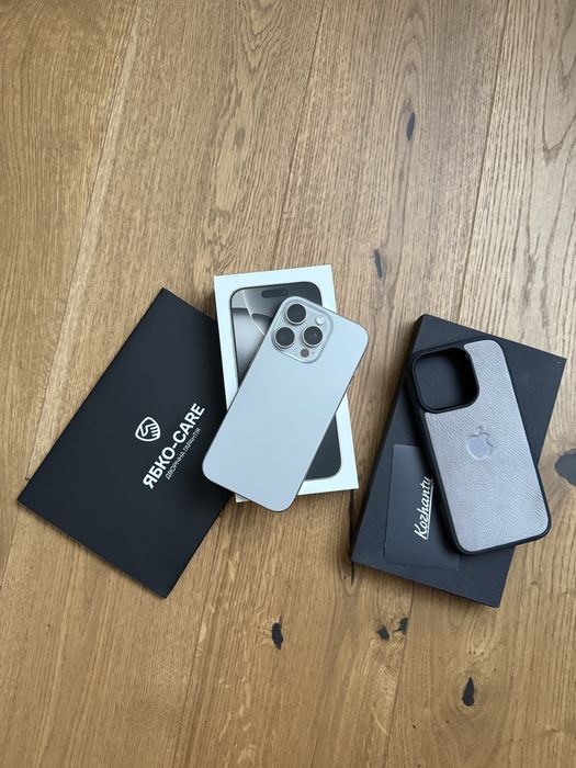 iPhone 16 Pro 256GB Natural Titanium | Ідеал | Гарантія Ябко до 2027 + Чохол