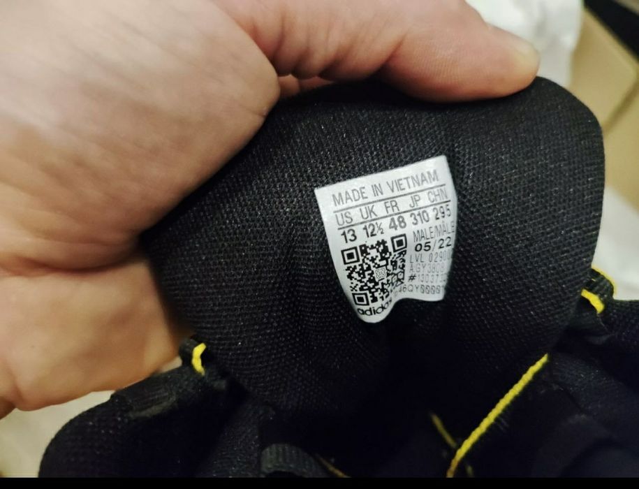 Кроссовки Adidas Crazy 1 "Sunshine" Lakers