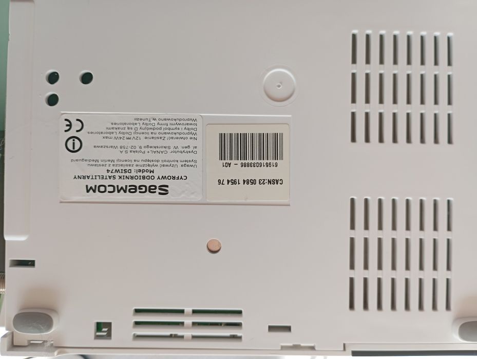 Sprzedam dekoder cyfrowy odbiornik telewizyjny Sagemcom model DSIW 74