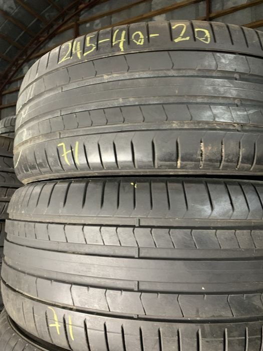 Шини б/у лето 245/45 20 Pirelli Pzero Pz4