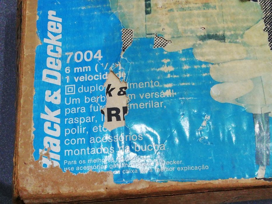 Black & Decker 1/4, Electric Drill, Mod. 7004, Vintage