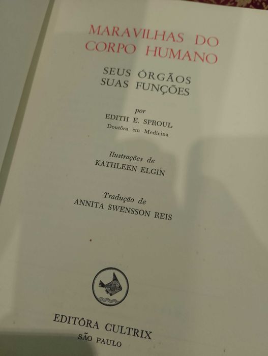 Maravilhas do Corpo Humano 1959 Edith E. Sproul