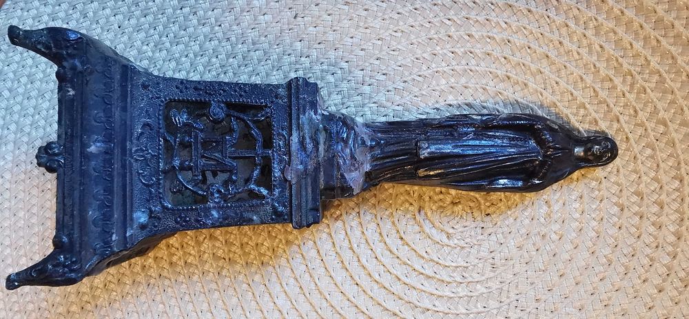 Figurka Matki Boskiej. Antyk. 100 % Oryginał. Cyna