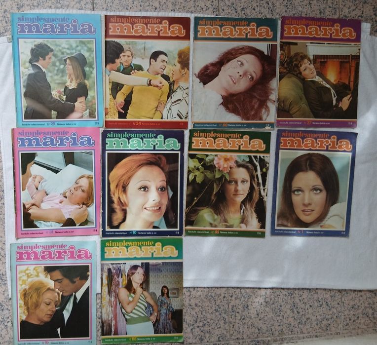 Lote Revistas Antigas " Simplesmente Maria "