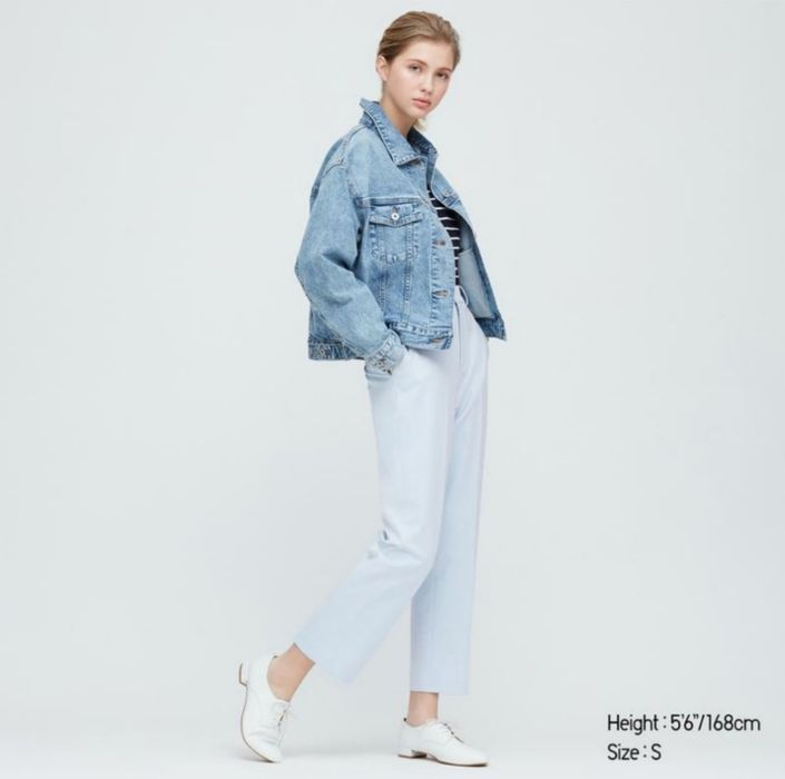Брюки uniqlo smart ankle pants 2way stretch