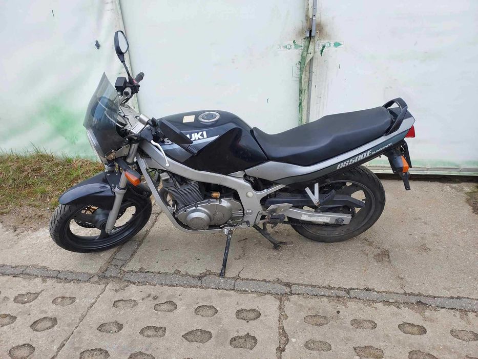 Motor przegląd OC  motocykl Suzuki GS 500E owiewka