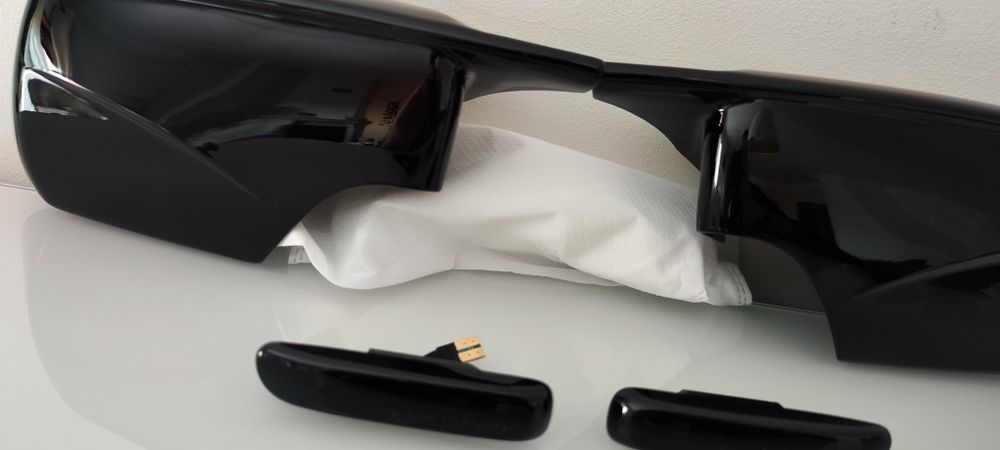 Pack Capas espelhos M E46 + piscas led dinâmicos - novo