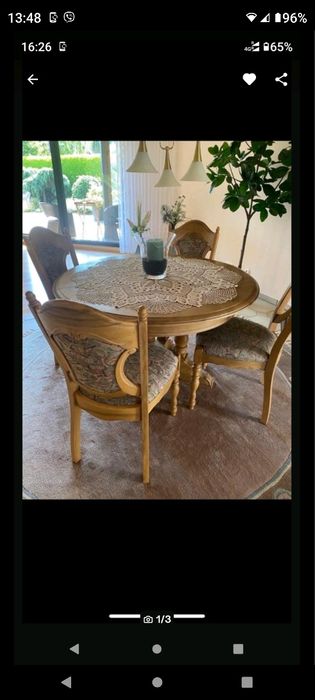 Продам стіл дубовий і крісла з Німеччини на-320см.