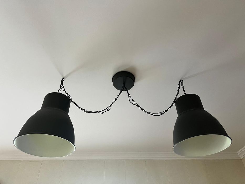 3 Candeeiros suspenso de teto 22cm e 38cm