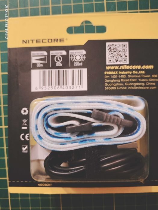 Nitecore Wodoodporna Latarka Czołowa NU10 dioda CRI