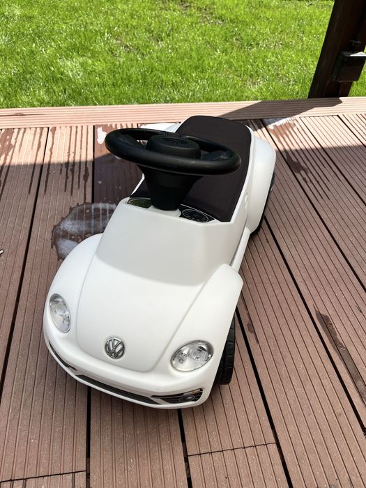 Jeździk odpychacz chodzik Junior VW BEETLE BIAŁY
