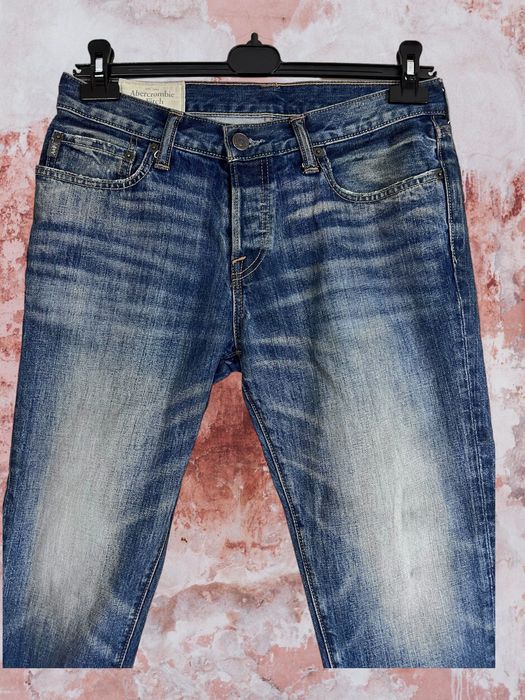 Abercrombie & Fitch roz. W31 L32 męskie dżinsy straigth
