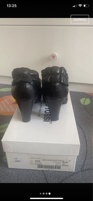 Buty Gino Rossi r 38 skora