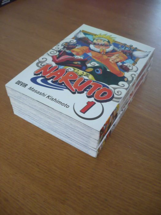 Naruto Livros 1,2 & 3