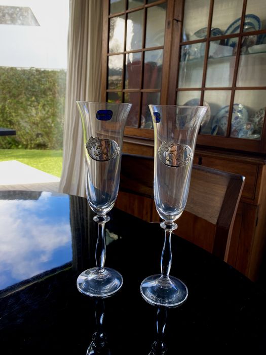 2 Flutes de Cristal (bodas de ouro 50 anos)