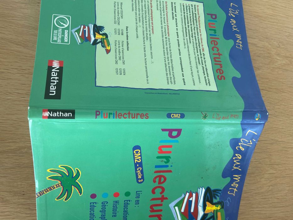 Manual escolar Plurilectures Cycle 3  CM2 L'ÎLE AUX MOTS