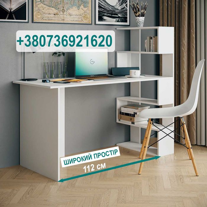 ГАРАНТІЯ 1 РІК‼️ | Стол комп'ютерний кутовий | Столик письмовий 142 см