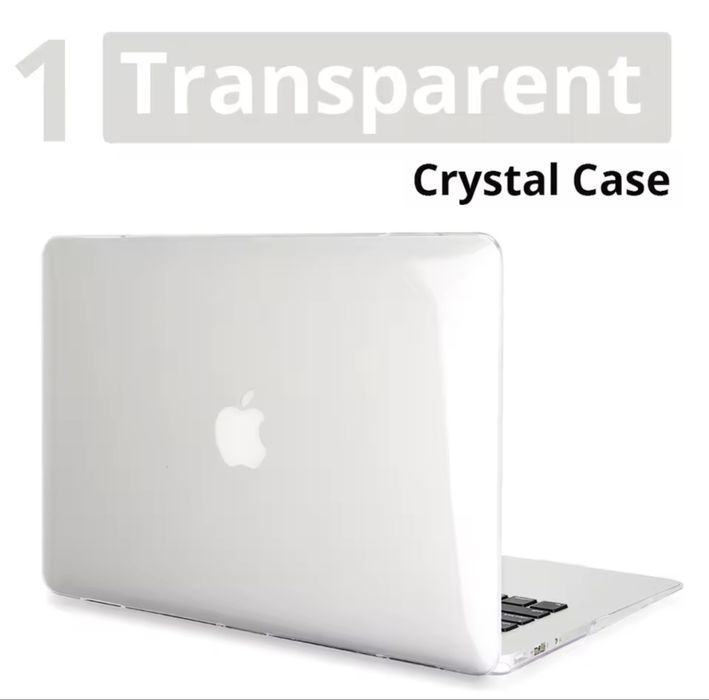 Прозорий чохол для ноутбука Apple Macbook 13 дюймів для моделі M1 Chip Pro 13 A2338