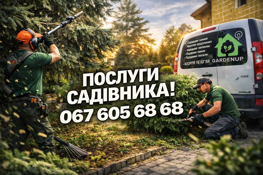 Прибирання території - подвір'я, послуги садівника, культивація землі