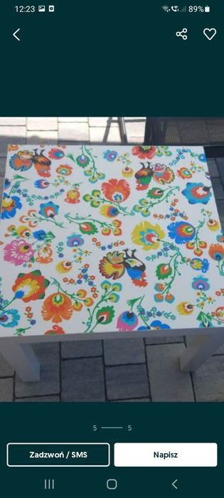 Stół 55/55 larck Stan idealny ikea