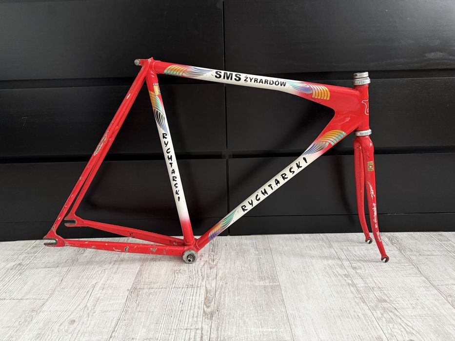 Frameset Rychtarski SMS Żyrardów płetwa torowy fixed gear 54x55