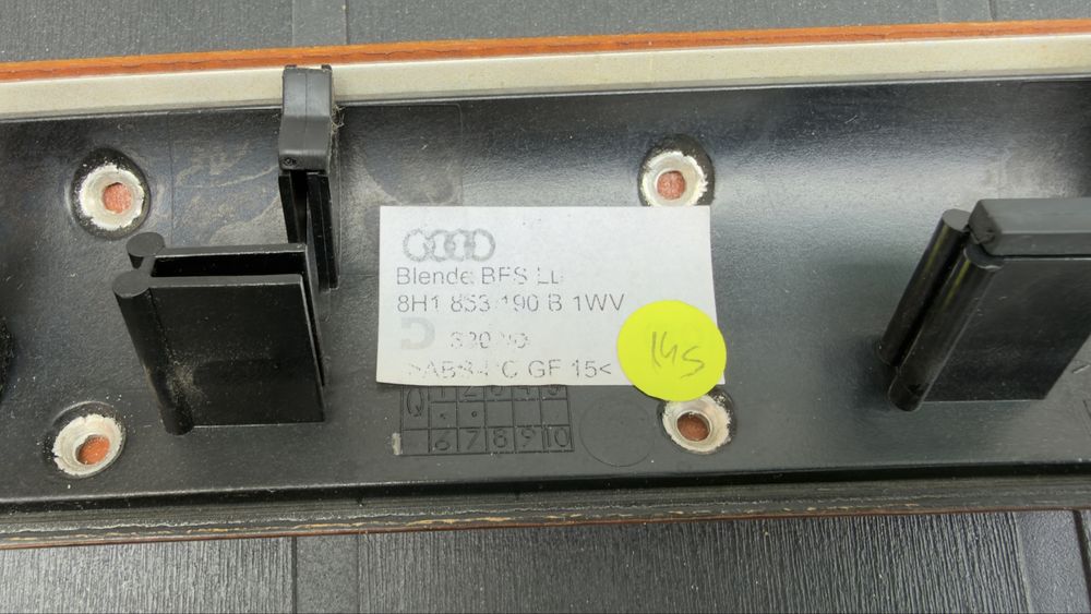 Frisos madeira portas Audi A4 8H Cabrio