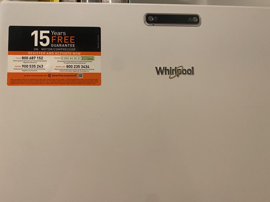 Zamrażalka Whirlpool pionowa z szufladami