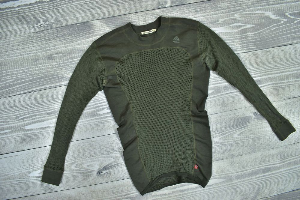 Aclima Woolnet Crewneck Siatowa Koszulka Męska Merino Wool L