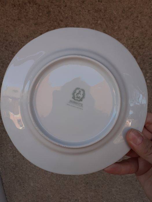 Тарілки Bernadotte 24 золотий ободок  позолота тарелки фарфор Чехия