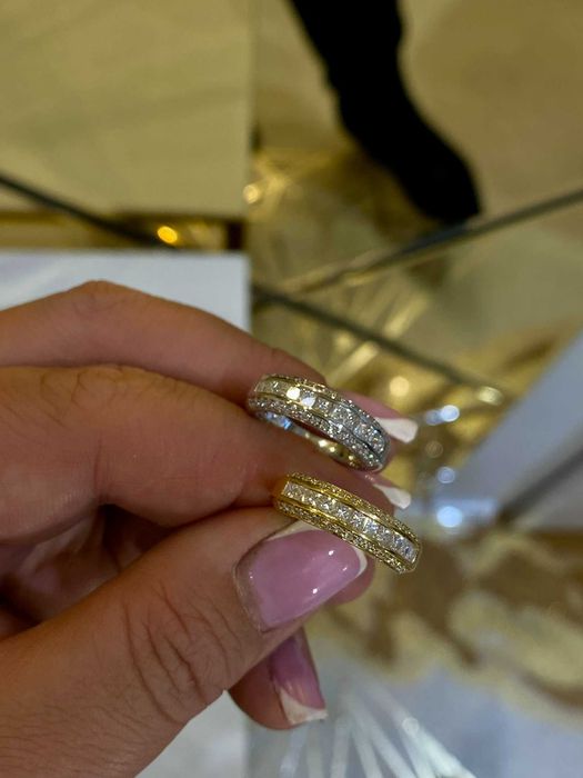 Obrączka Infinity Princess diamenty 1.00 CT