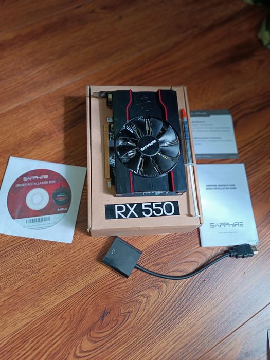 Відеокарта Sapphire rx550 4gb .Повністю справна